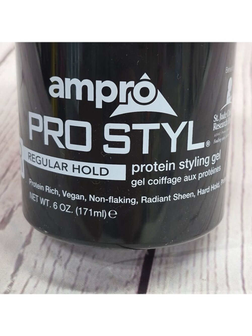 (2) Ampro Pro Style Regular Hold Protein Hair Styling Gel~Non-Flaking~Vegan~6oz - Picture 2 of 6